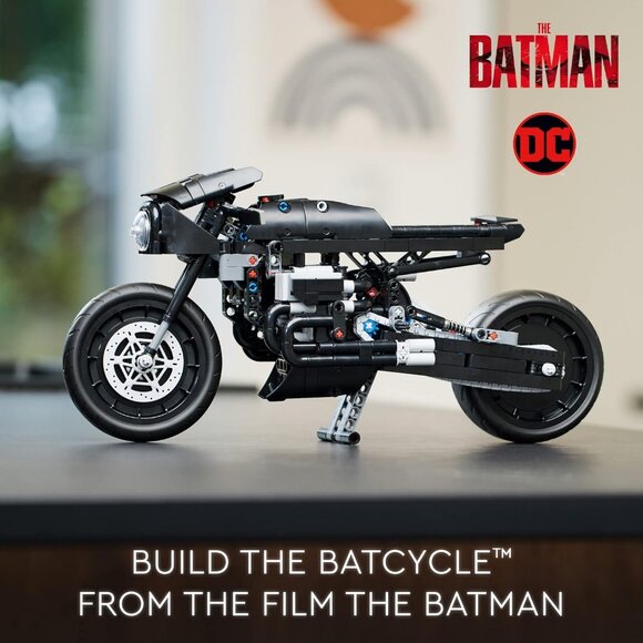 NEW LEGO Technic Batman BATCYCLE Set 42155 Motorcycle Collectible Toy Model Buil - Picture 9 of 15